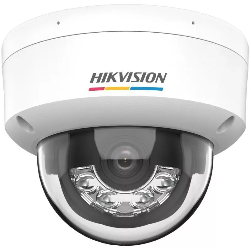 Hikvision DS-2CD1147G3-LIU(2.8mm) 4MP IP Camera with Built-in Microphone, 2.8mm Fixed Lens, IR & White Light, IP67, IK10