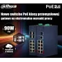 Dahua CHS4110-8ET-110 Industrial Unmanaged PoE++ Switch, 8 PoE Ports + 2 Gigabit Uplink, 110W, DIN Rail