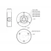 DAHUA PFA130-E-B Adapter, tvirtinimo laikiklis juodas