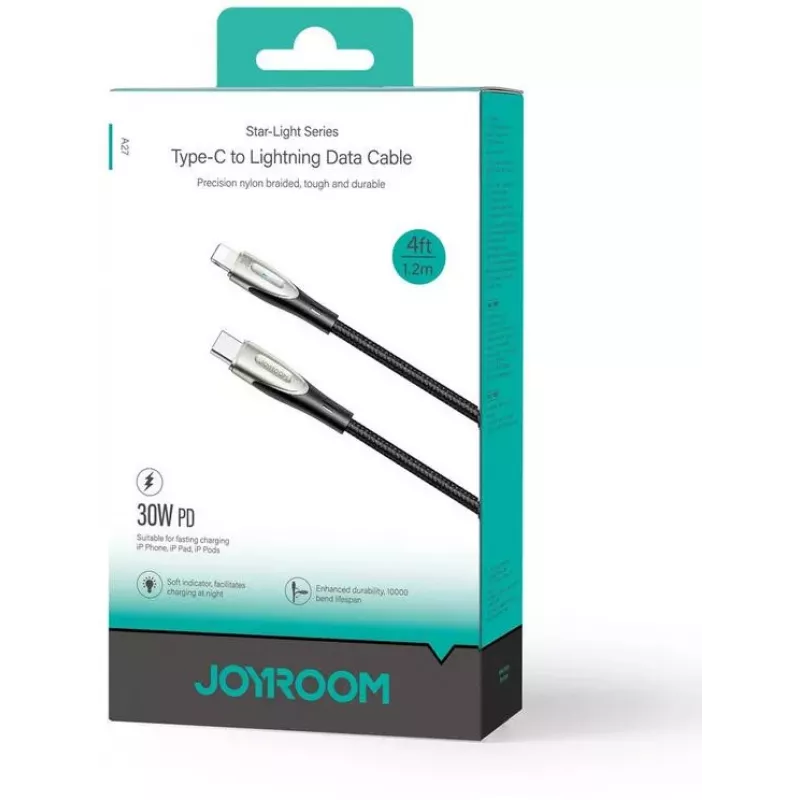 Joyroom Star-Light Series SA27-CL3 USB-C į Lightning laidas 30W 1,2m Juodas
