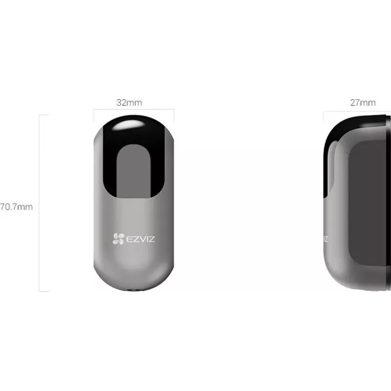 EZVIZ CS-HGD2-R100 belaidžiai infraraudonųjų spindulių fotoelementai vartų atidarytuvams (1 siųstuvas, 1 imtuvas)