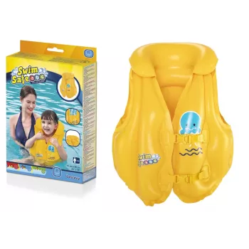 Bestway Inflatable Vest For Learning to Swim 51 cm x 46 cm Yellow/Orange