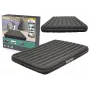 Bestway Pavillo Inflatable Airbed Queen 203x152x25 cm su įmontuotu kojiniu siurbliu, flokuotu viršumi, spiralinių sijų konstrukcija, pilka/mėlyna