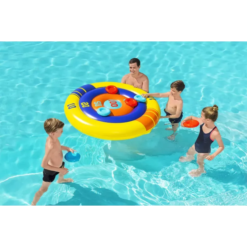 Bestway Inflatable Pool Game Arcade Shield with Frisbee 140 cm
