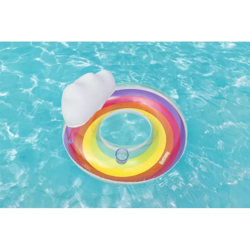 Bestway Inflatable Swimming Ring 107 cm Rainbow