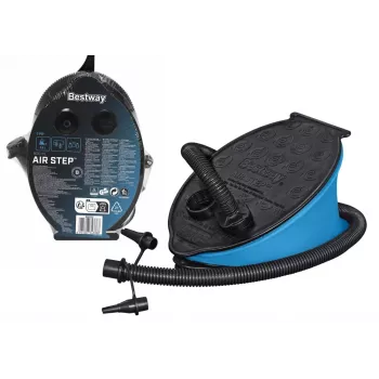 Bestway Foot Pump 23cm x 15cm 62023 - Rankinis pripučiamasis / išpučiamasis siurblys su 3 antgaliais