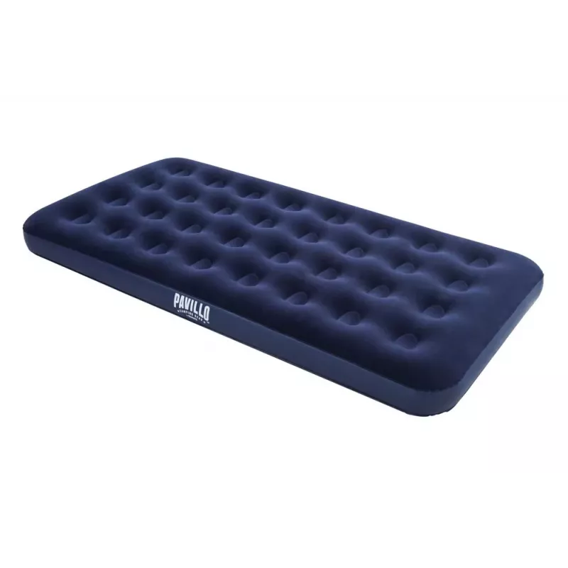 Bestway Air Mattress 188 x 99 x 22 cm Single Flocked PVC Coil-Beam Construction 67001