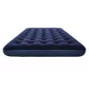Bestway pripučiamas čiužinys 191 x 137 x 22 cm dvigubas su flokuotu paviršiumi ir ritės sijomis mėlynai/pilkas 67002
