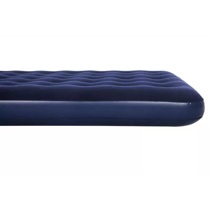 Bestway pripučiamas čiužinys 191 x 137 x 22 cm dvigubas su flokuotu paviršiumi ir ritės sijomis mėlynai/pilkas 67002