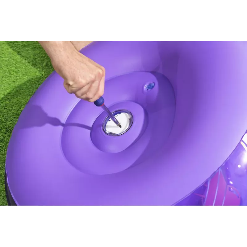 Kosmos LED Inflatable Chair 72 x 72 x 64 cm Bestway 75122 Purple