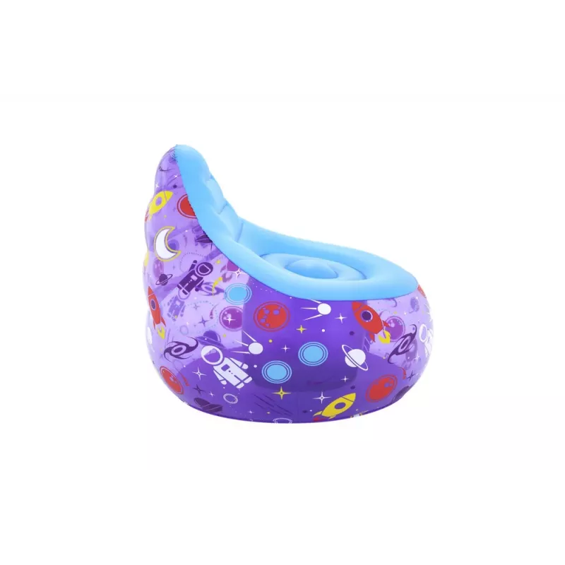 Kosmos LED Inflatable Chair 72 x 72 x 64 cm Bestway 75122 Purple