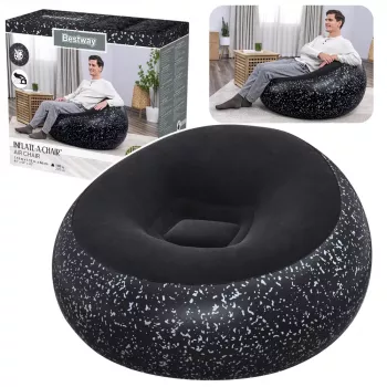 Bestway Inflatable Chair Seat Black Inflate A Chair 75153