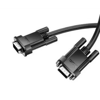 Hoco US11 VGA Male į VGA Male HD duomenų kabelis (2m) Juoda