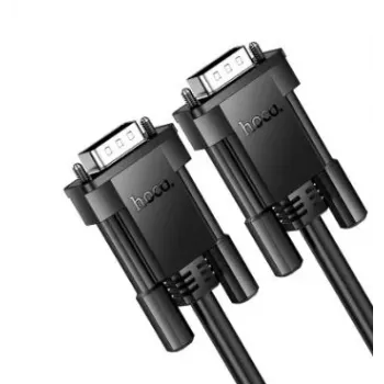 Hoco US11 VGA Male į VGA Male HD duomenų kabelis (2m) Juoda