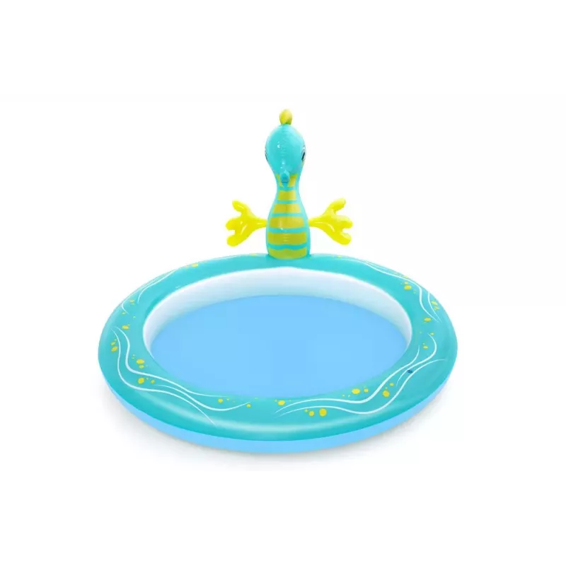 Bestway 53114 Inflatable Aquarium Water Play Center with Slide, 239 x 206 x 86 cm