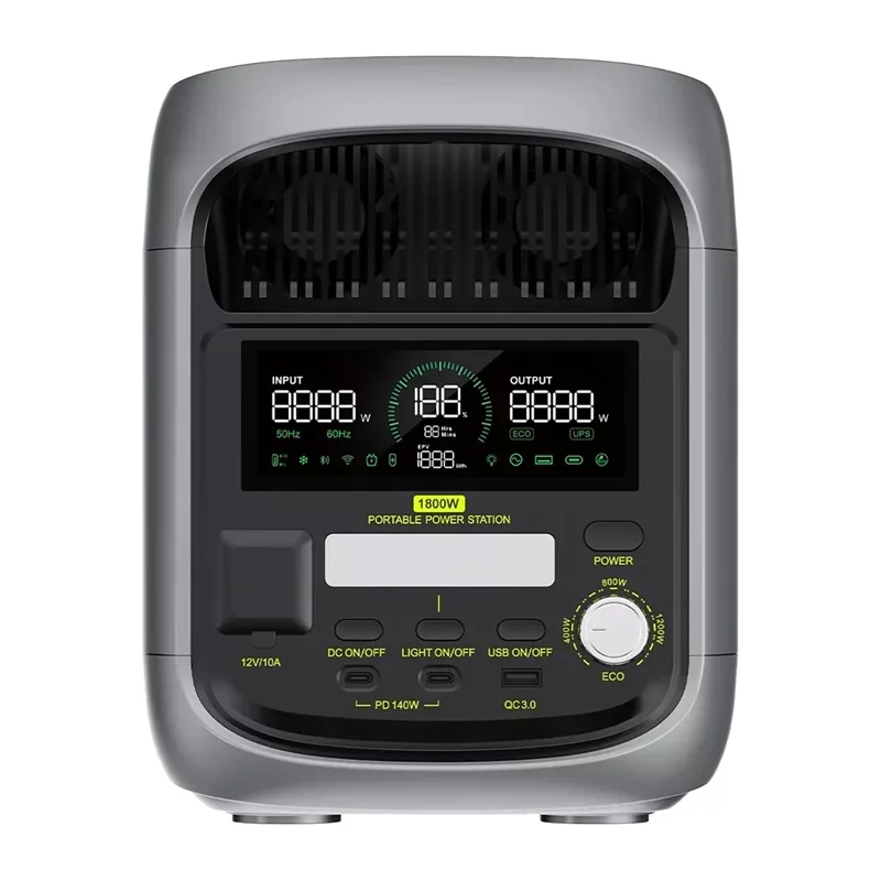 FOSSIBOT F1800 1800W įkrovimo stotis, pilka