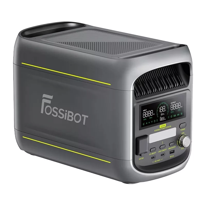 FOSSIBOT F1800 1800W įkrovimo stotis, pilka