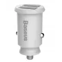 Baseus Rain Car Charger Mini 2x USB 3.1A White (CCALL-ML02)