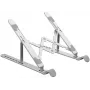 ORICO Aluminum Alloy Laptop Stand PFB-A2-SV-BP - sidabrinis, reguliuojamas aukštis ir kampas, sulankstomas, ergonomiškas, suderinamas su 11-17 colių nešiojamaisiais kompiuteriais