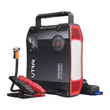 UTRAI JS5 Automobilinis starteris su kompresoriumi 2000A Peak 16000mAh 150 PSI