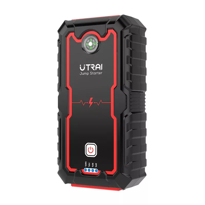 UTRAI JS One automobilio užvedimo starteris 1600A Peak 16000mAh 12V su LED žibintuvėliu
