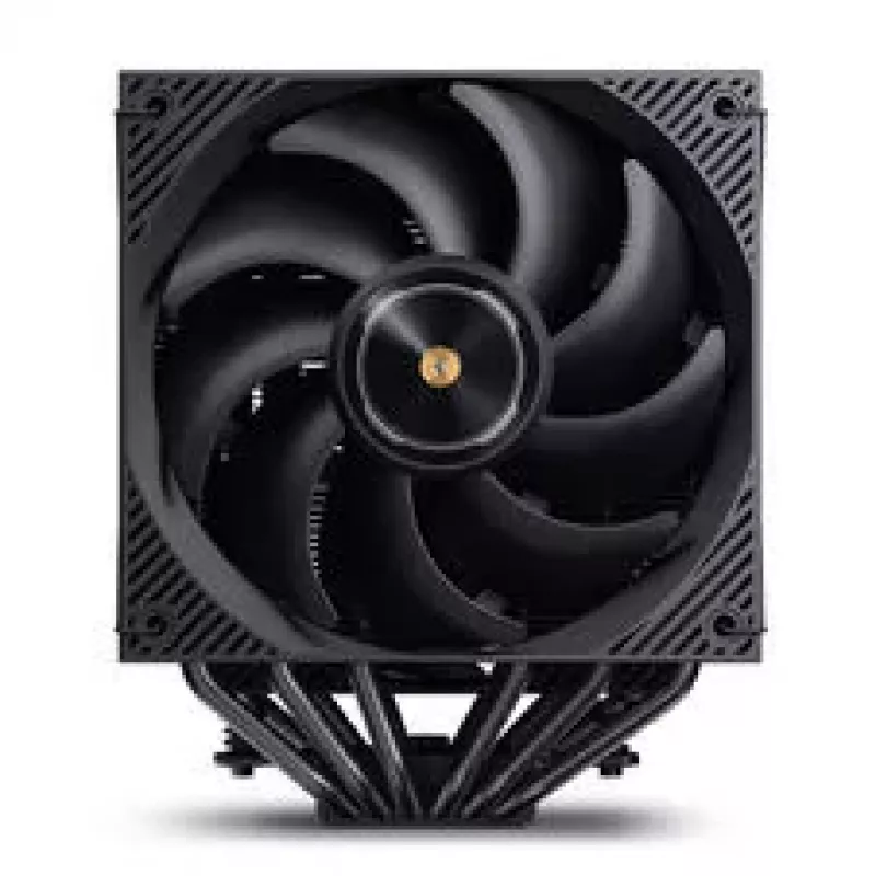 Jonsbo CC90 Black CPU Aušintuvas, Dviejų Bokštų, 130mm PWM Ventiliatorius, Segmentinis Ekranas