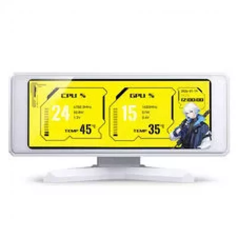 Jonsbo DS339 Mini Display 3.39 inch IPS Screen USB-C White