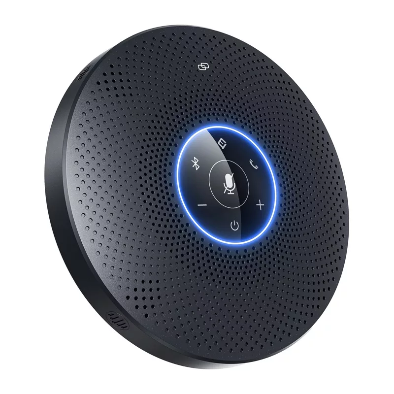 EMEET OfficeCore M2 Max konferencinis garsiakalbis - 8 mikrofonų masyvas, 360° fiksavimas, USB-C / Bluetooth 5.0, 24 h baterija, Daisy Chain