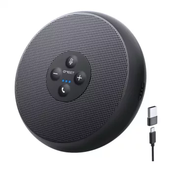 EMEET OfficeCore M1A konferencinis garsiakalbis - USB-C ir Bluetooth 5.0, AI triukšmo slopinimas, 360° balso fiksavimas