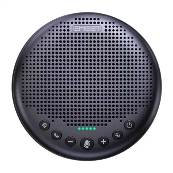 EMEET OfficeCore Luna Plus Kit konferencinė sistema – dviejų garsiakalbių rinkinys su Daisy Chain, 360° visakryptis mikrofonas, USB-C ir Bluetooth 5.0, triukšmo slopinimas, 15 h baterija