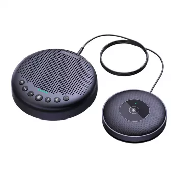 EMEET OfficeCore Luna Plus Kit konferencinė sistema – dviejų garsiakalbių rinkinys su Daisy Chain, 360° visakryptis mikrofonas, USB-C ir Bluetooth 5.0, triukšmo slopinimas, 15 h baterija