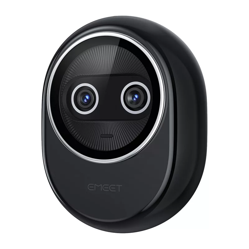 EMEET Piko+ Webcam 4K UHD su automatiniu fokusavimu, dvigubais mikrofonais, privatumo užsklende, USB-C, juoda