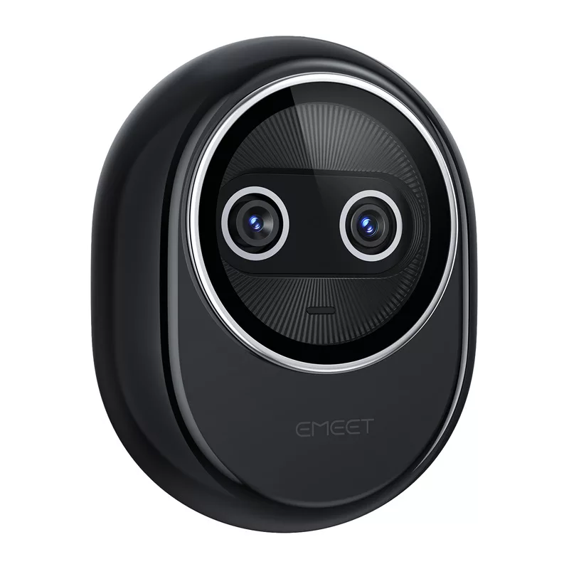 EMEET Piko+ Webcam 4K UHD su automatiniu fokusavimu, dvigubais mikrofonais, privatumo užsklende, USB-C, juoda