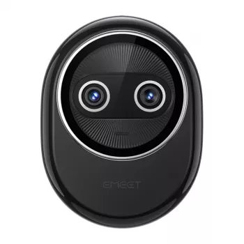 EMEET Piko+ Webcam 4K UHD su automatiniu fokusavimu, dvigubais mikrofonais, privatumo užsklende, USB-C, juoda