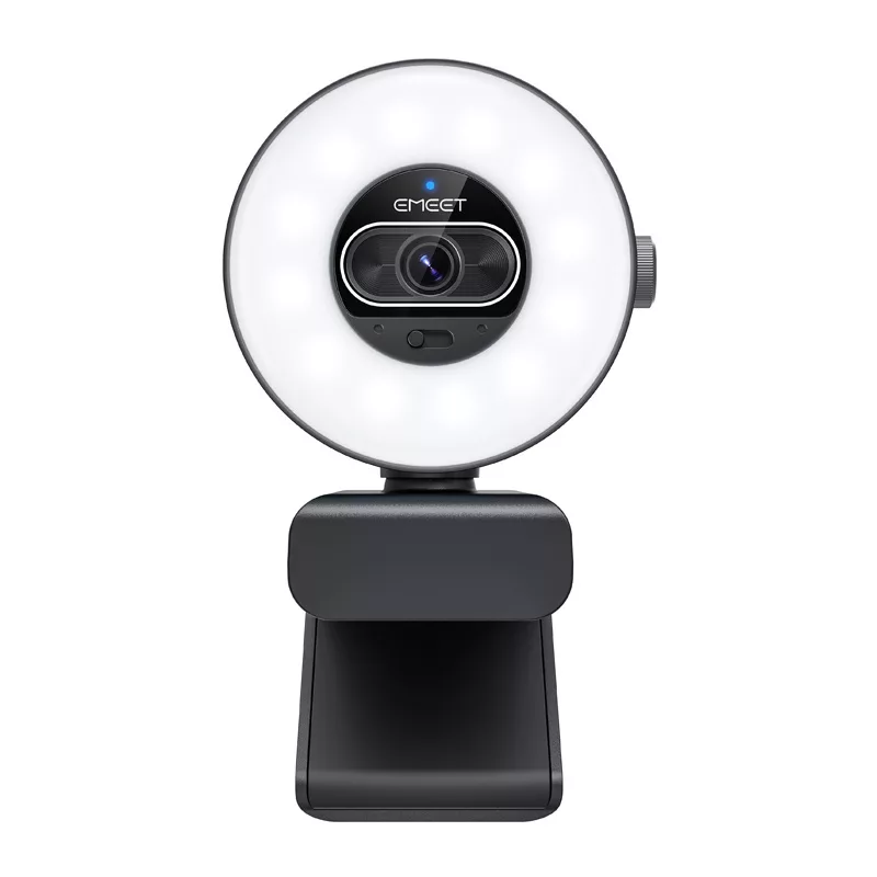 EMEET SmartCam S600L Webcam - 2K QHD, automatinis fokusavimas, dvigubi mikrofonai, privatumo užraktas, USB-A