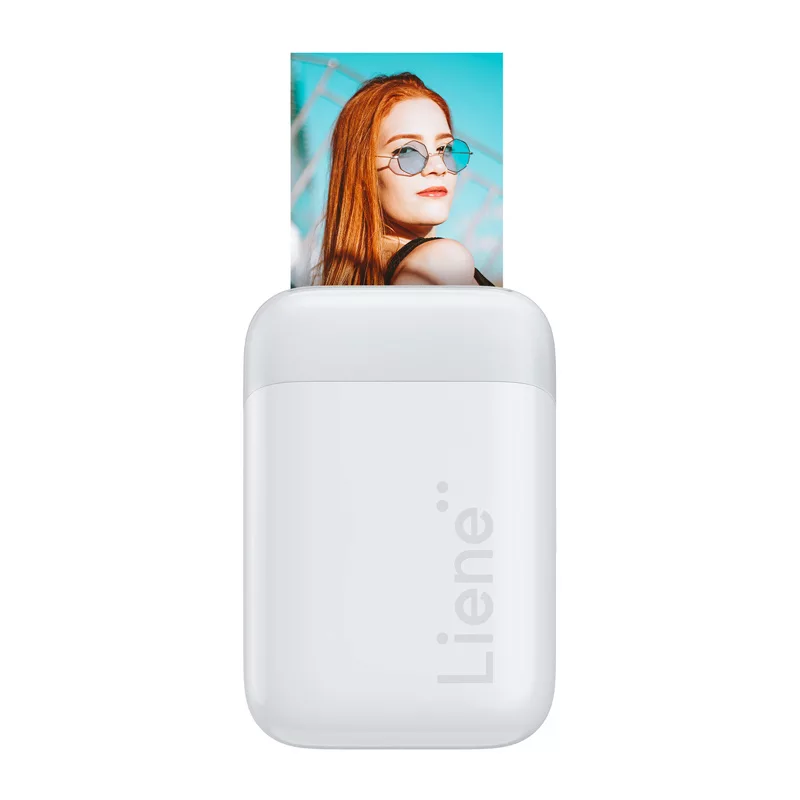 Liene Pearl 2x3 nešiojamasis nuotraukų spausdintuvas (baltas)