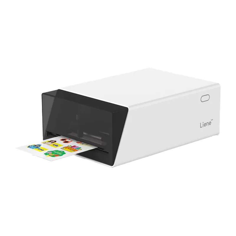 Liene Pix Cut 2-in-1 nešiojamas nuotraukų spausdintuvas – ZINK technologija, Bluetooth 5.0, įmontuotas pjaustytuvas, lipdukų spaudiniai