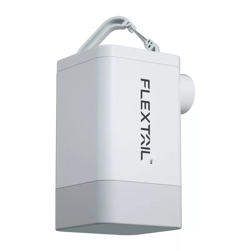 Flextail Max Pump 2 Plus nešiojamasis elektrinis pripučiamasis ir išpučiamasis siurblys (baltas)