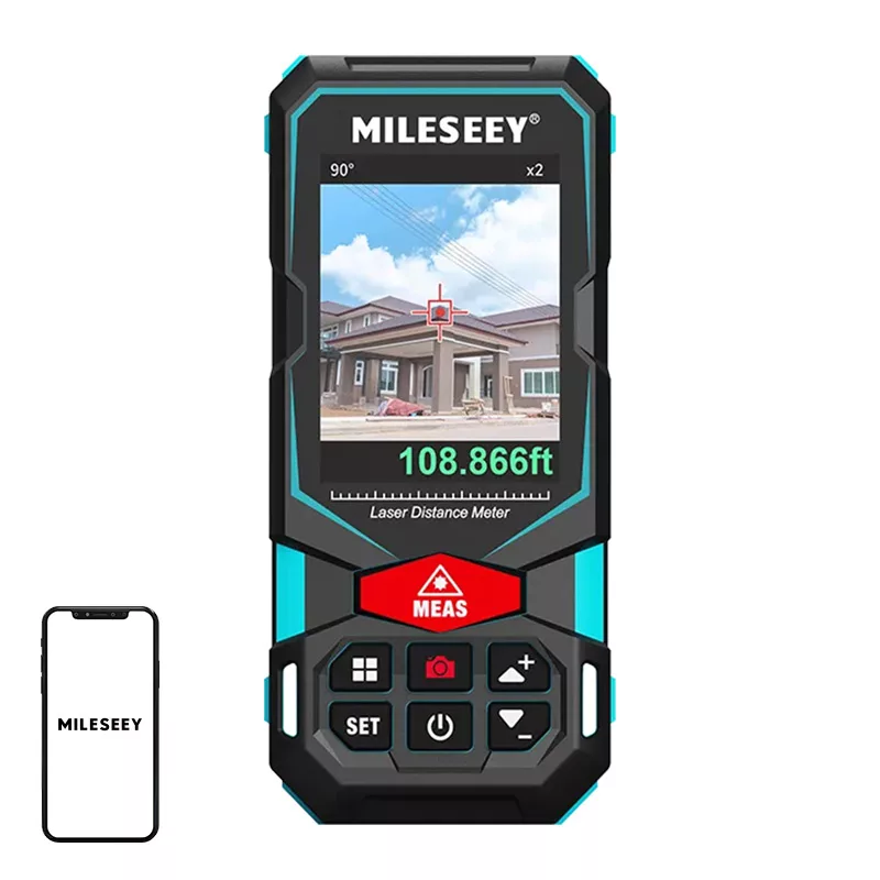 Mileseey S7 Lazerinis nuotolio matuoklis su 100m kamera