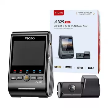 VIOFO A329S-2CH dviejų kanalų 4K+2K vaizdo registratorius su GPS ir Wi-Fi