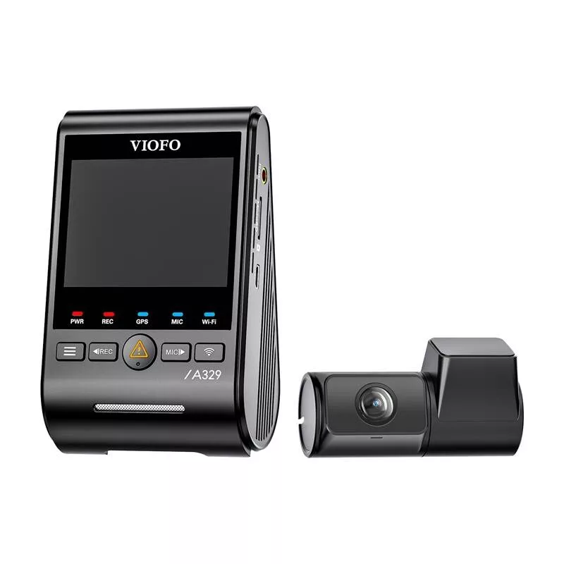 VIOFO A329S-2CH dviejų kanalų 4K+2K vaizdo registratorius su GPS ir Wi-Fi