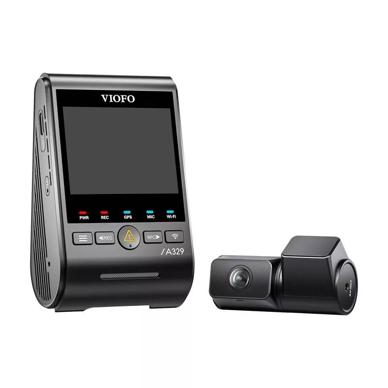 VIOFO A329S-2CH dviejų kanalų 4K+2K vaizdo registratorius su GPS ir Wi-Fi