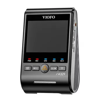VIOFO A329S-1CH 4K vaizdo registratorius su Sony STARVIS 2 IMX678, Wi-Fi, GPS, super kondensatoriumi