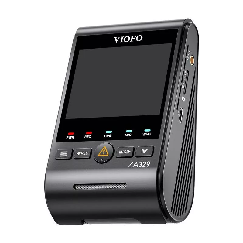 VIOFO A329S-1CH 4K vaizdo registratorius su Sony STARVIS 2 IMX678, Wi-Fi, GPS, super kondensatoriumi