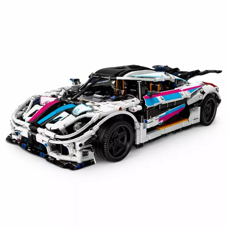 MOULD KING Regera Hypercar nuotoliniu valdymu statybos rinkinys 13120S - 3063 dalys