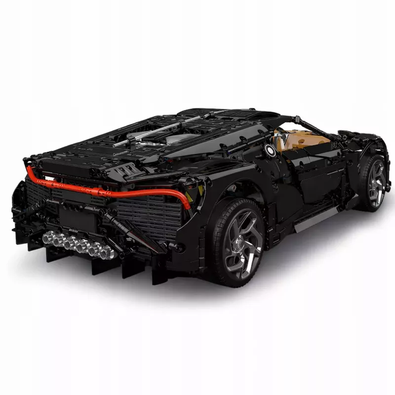 MOULD KING La Voiture Noire Statybinis Rinkinys 13163S - 4800 dalių, 1:8 mastelio Bugatti replika