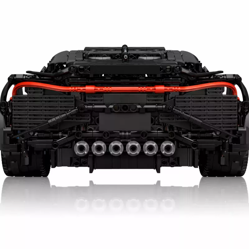 MOULD KING La Voiture Noire Statybinis Rinkinys 13163S - 4800 dalių, 1:8 mastelio Bugatti replika
