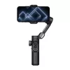 AOCHUAN XE Standard Gimbal (Juoda) – 3 ašių išmaniojo telefono stabilizatorius su Bluetooth 5.0, 2600 mAh baterija, sulankstomu dizainu