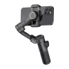 AOCHUAN XE Standard Gimbal (Juoda) – 3 ašių išmaniojo telefono stabilizatorius su Bluetooth 5.0, 2600 mAh baterija, sulankstomu dizainu