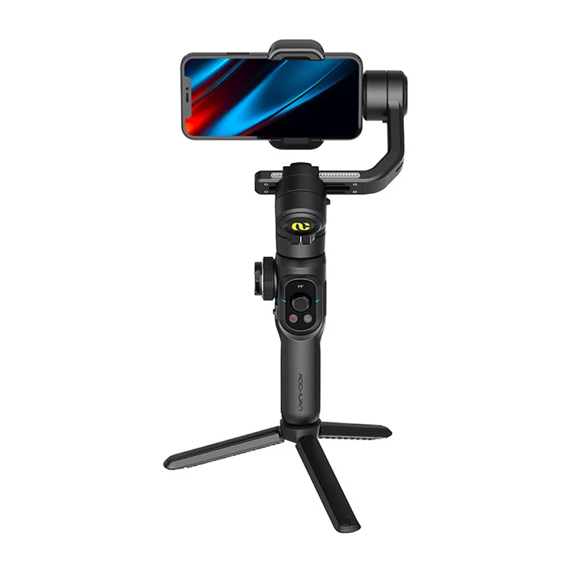 AOCHUAN S2 išmaniojo telefono gimbal stabilizatorius 3 ašys juodas